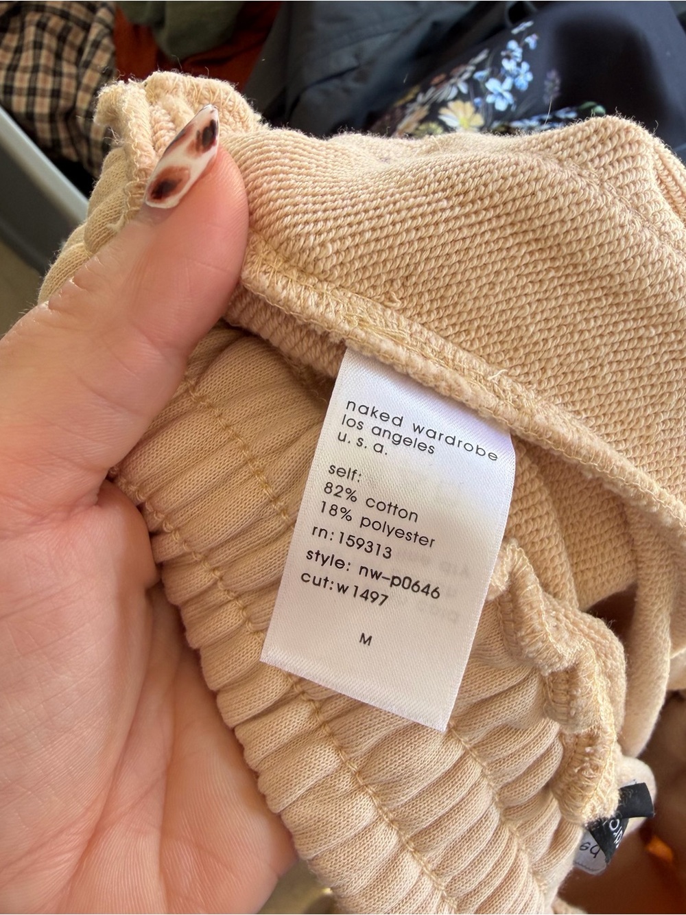Naked Wardrobe relaxed-fit fleece jogger sweatpants - Picture 8 of 8